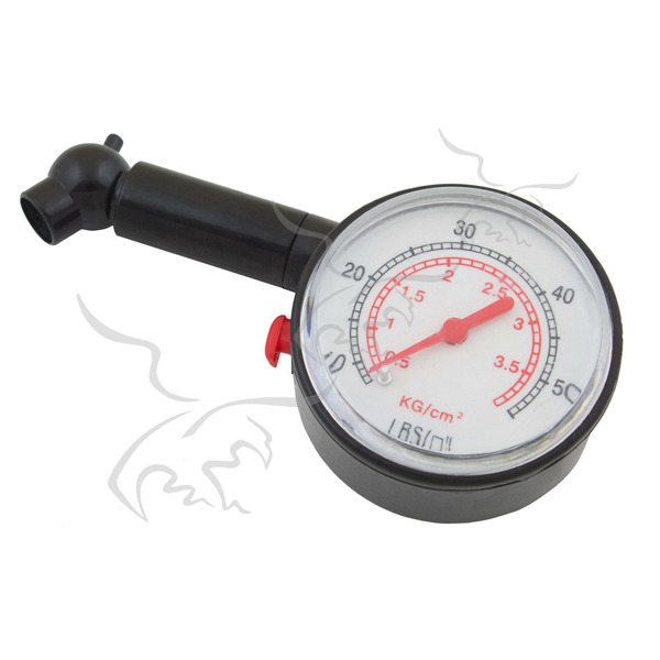 Manómetro para medir la presión de aire en las ruedas