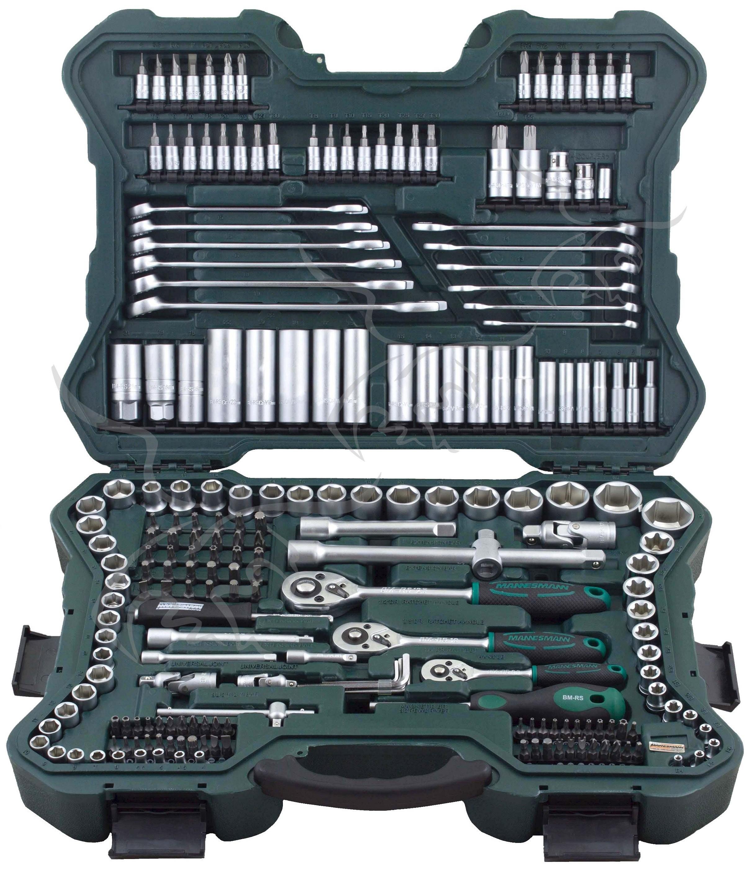 Maletín de herramientas profesional Mannesmann de 115 piezas