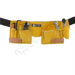Cinturón para herramientas con 13 compartimentos