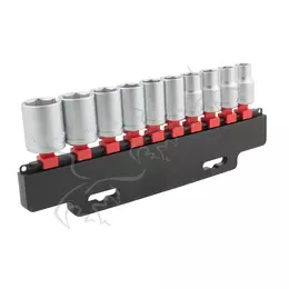 10 Llaves vaso para carraca de 1/2" 10 - 24 mm