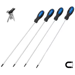 4 Destornilladores Torx largos de 450 mm T15 T20 T25 y T30