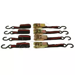 Cinchas de carga y amarre con carraca. 4 unidades