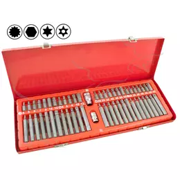Añadir a la cesta Puntas y llaves HEX TORX Y XZN SPLINE. 54 PZS Puntas y llaves HEX TORX Y XZN SPLINE. 54 PZS