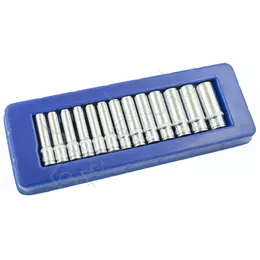 Llaves vaso largos HEX 1/4" - 13 PZS