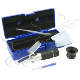 Refractómetro medidor de concentración de fluidos