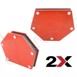 Añadir a la cesta Escuadra magnética hexagonal para soldador 22 Kg. 2 Unidades Escuadra magnética hexagonal para soldador 22 Kg. 2 Unidades