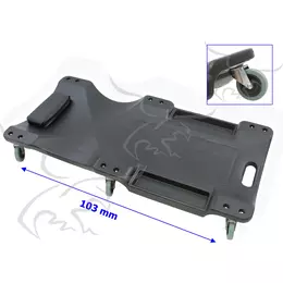 Camilla rodante con bandejas para taller mecánico