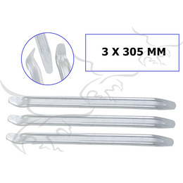 3 Palancas para desmontar neumáticos y ruedas 305 mm