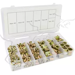 Añadir a la cesta 158 Remaches roscados de acero zincado M3 a M12 158 Remaches roscados de acero zincado M3 a M12