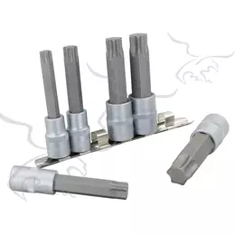 Añadir a la cesta 6 Puntas Torx T55 a T100 con llave vaso de 1/2" 6 Puntas Torx T55 a T100 con llave vaso de 1/2"