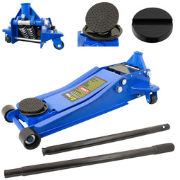 Gato hidráulico de carretilla perfil bajo extra largo. 2,5 Ton