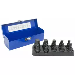 Añadir a la cesta Vasos de impacto con punta hexagonal allen 4 a 19 mm. 1/2" Vasos de impacto con punta hexagonal allen 4 a 19 mm. 1/2"