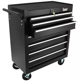 Carro de herramientas para taller 7 cajones negro JPC7N
