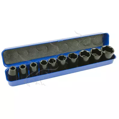 Vasos de impacto de 1/2". 9 a 27 mm HEX