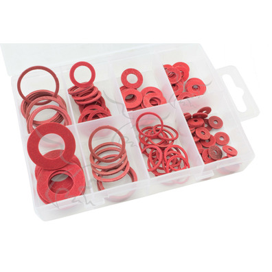 110 Piece Fibre Washers Pack 