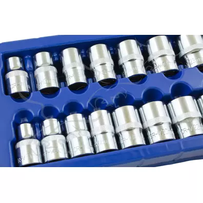 Llaves vaso de 12 caras para carraca de 1/2"  - 10 a 30 mm