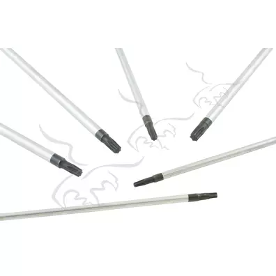 6 destornilladores Torx extra largos imantados - 355 mm