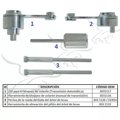 Calado para distribución Jaguar, Land Rover y Range Rover 2.7 TDVI TDV6