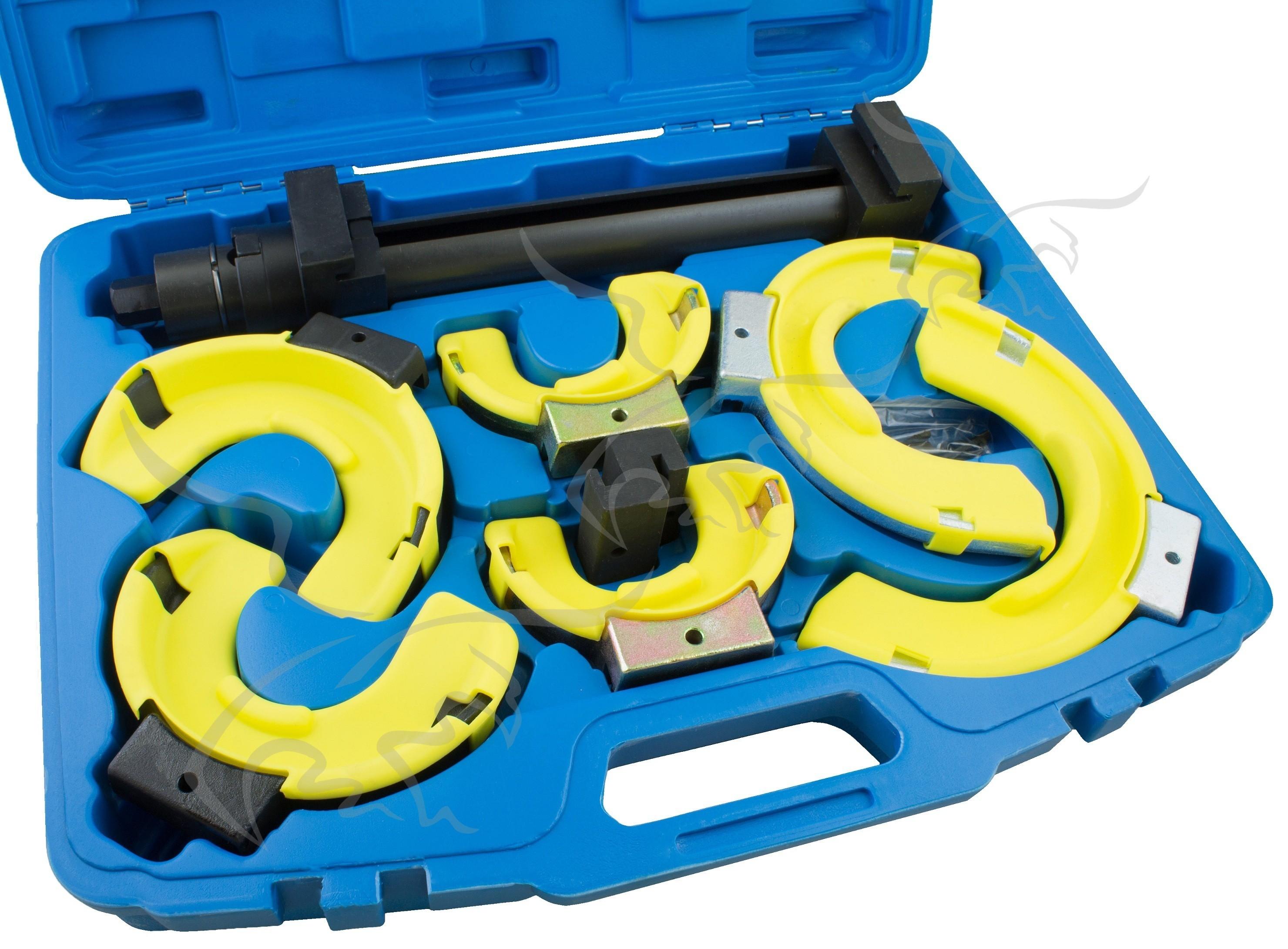 Compresor para muelles amortiguadores MacPherson y equivalentes con cuatro  estribos y protecciones para el cuerpo 1555/QS – Beta Tools