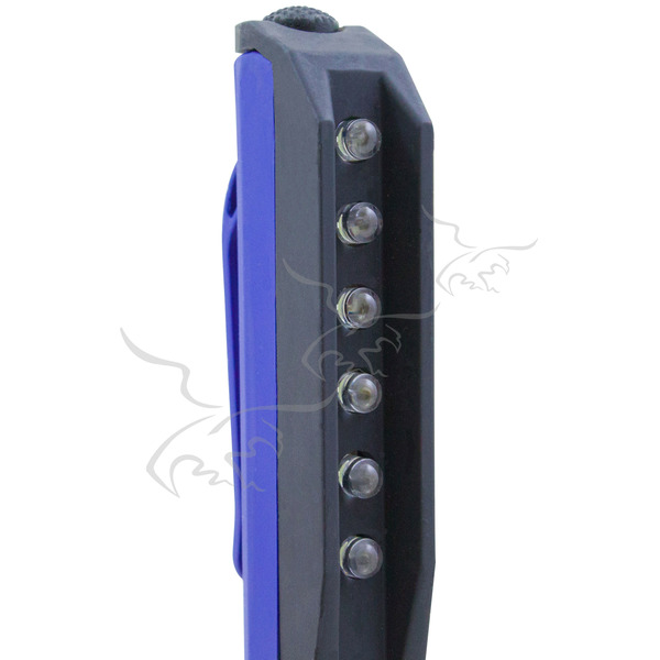 Linterna portátil de bolsillo con 6 LED + Clip