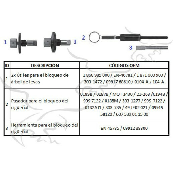 Calado para distribución Opel, Fiat, Ford, Lancia 1.3 d CDTI 16 v