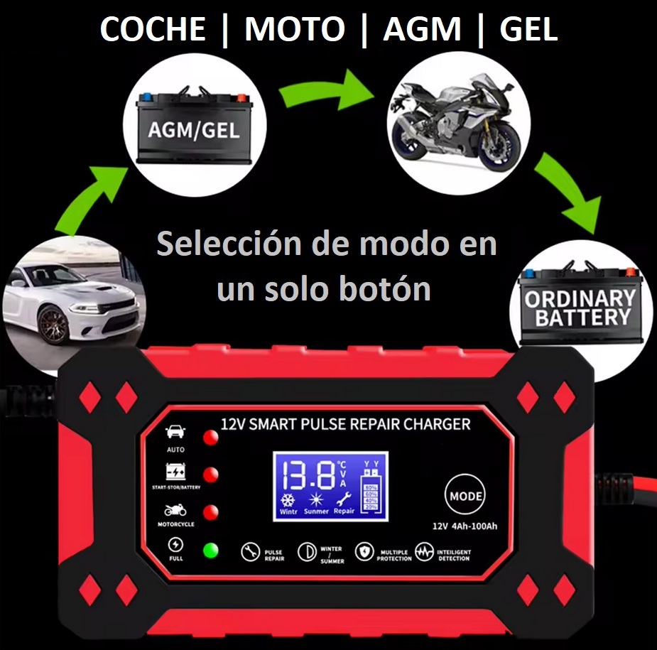 Tipos de baterías y forma de uso